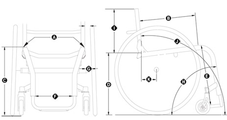 Chair Measurement Diagram